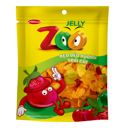 Kẹo Dẻo Zoo Áo Đường Bibica (500g)