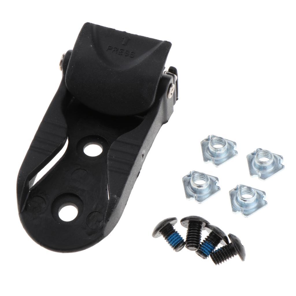 Replacement Inline Roller Skate Shoes Strap with Clamp Screws Nuts Type A