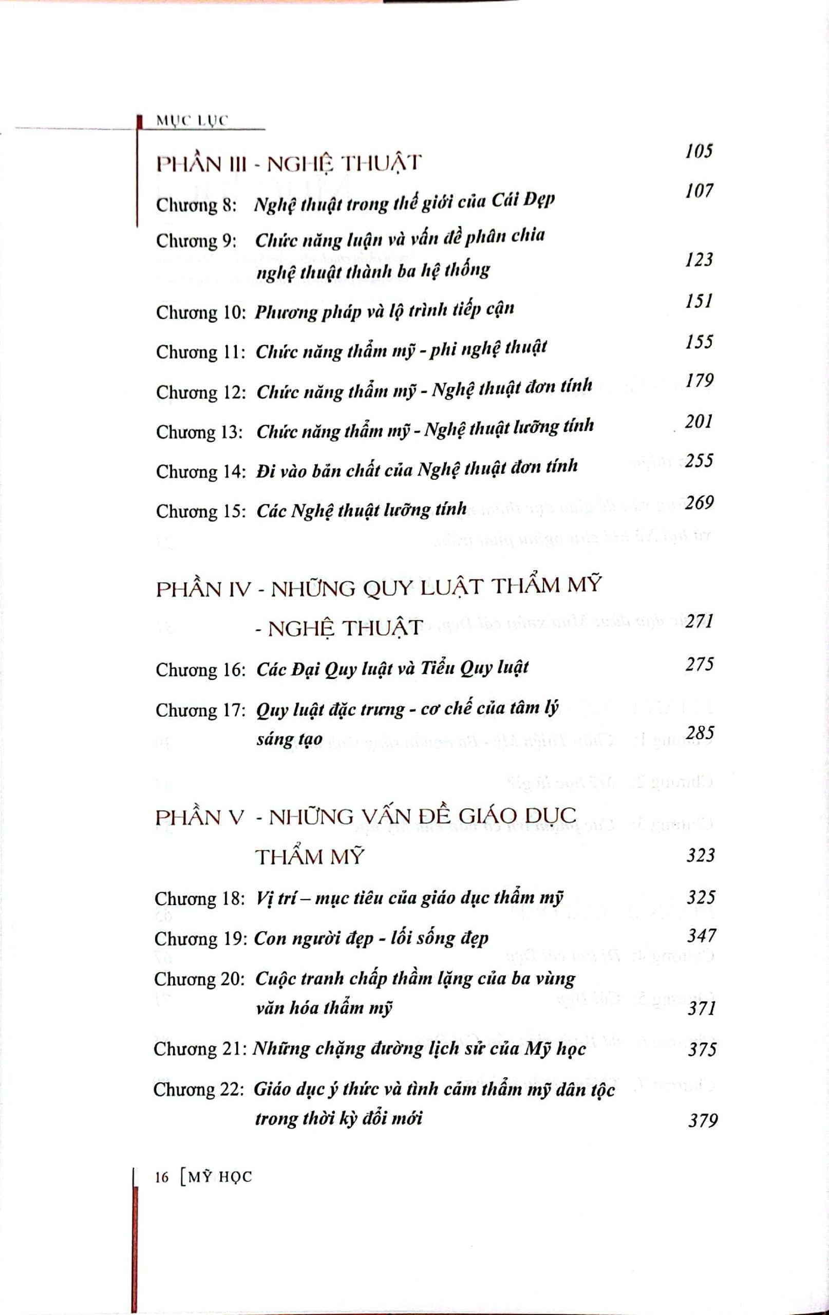 Sách - Mỹ Học - Bìa Cứng