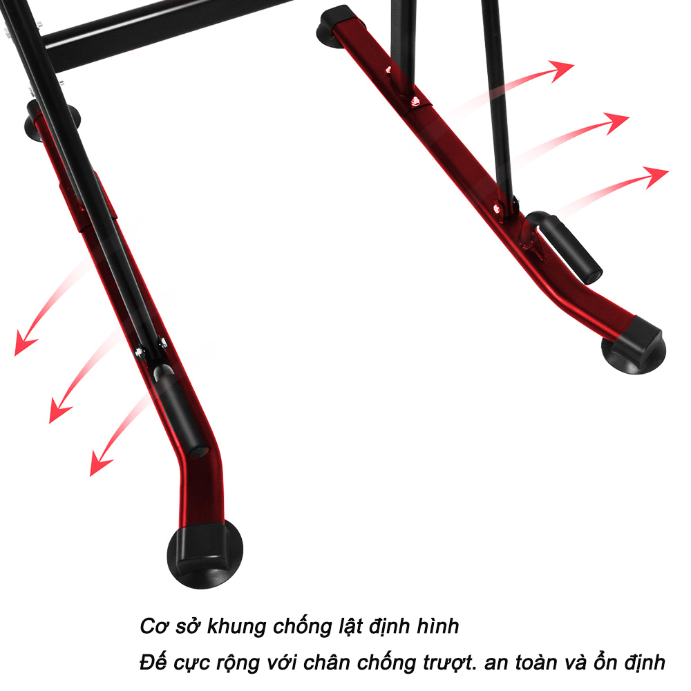 OneTwoFit Xà đơn xà kép Home Fitness Pull up Bar Push Up-Weight có thể điều chỉnh chiều cao OT130