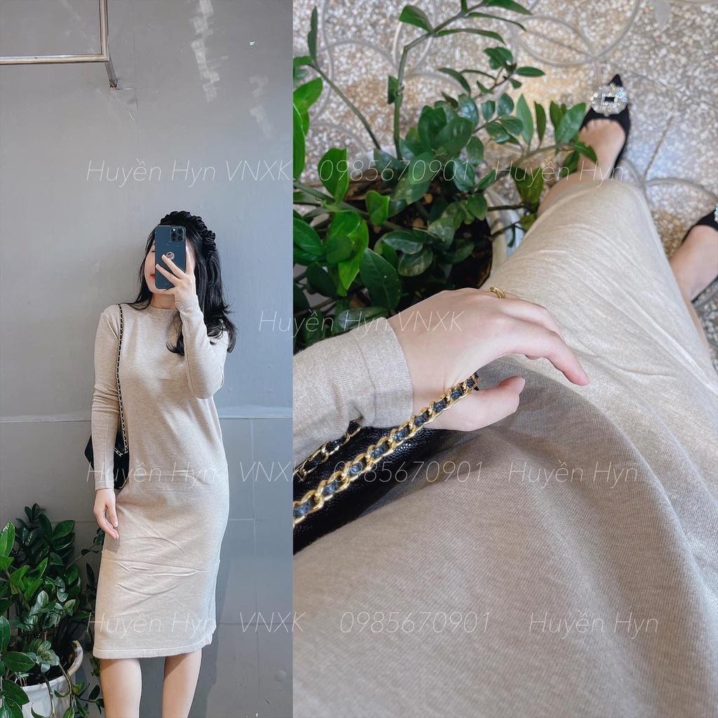 Váy len bầu xinh mùa đông 2019