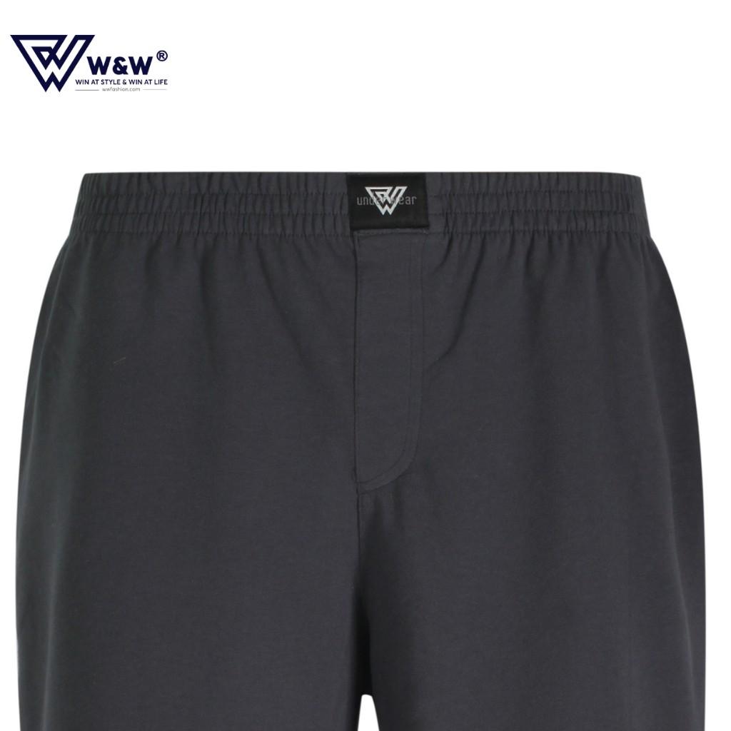 Quần Short Nam W&amp;W Vải Thun Cạp Chun, Chất Liệu Mỏng Nhẹ, Thoáng Mát, Dáng Thể Thao Trẻ Trung WSH31