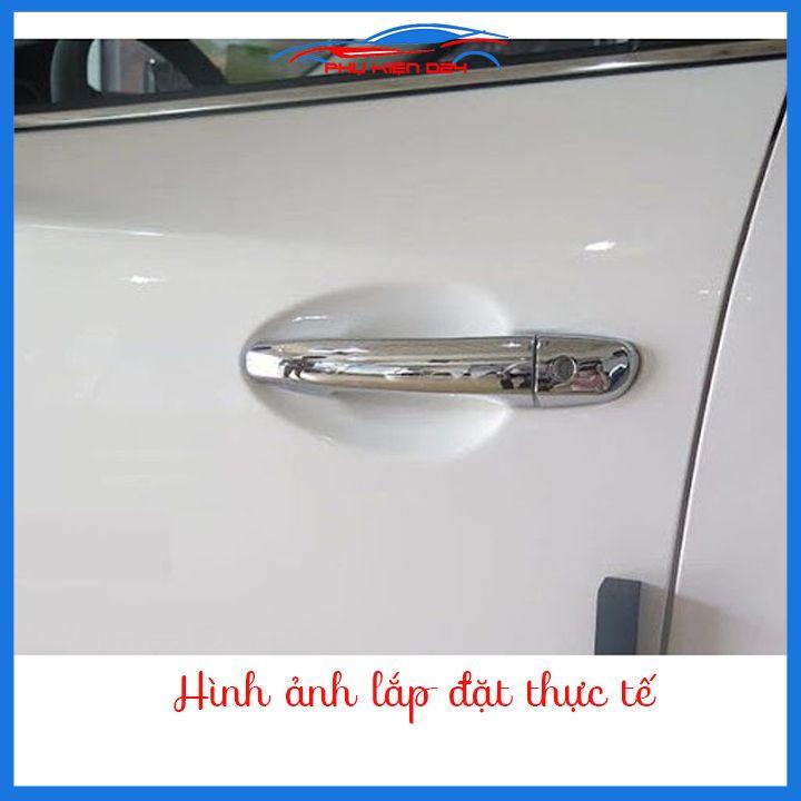 Ốp tay nắm cửa mạ crom MAZDA CX3 2021-2022 bảo vệ chống trầy xe