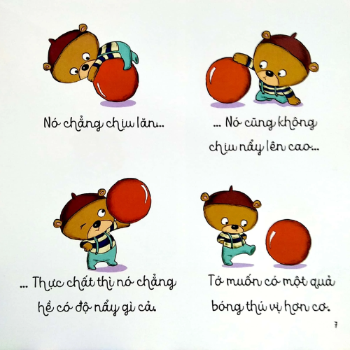 Bé Học Điều Hay Qua Câu Chuyện Nhỏ - Gấu Con Tinh Nghịch - Quả Bóng Hoàn Hảo Nhất