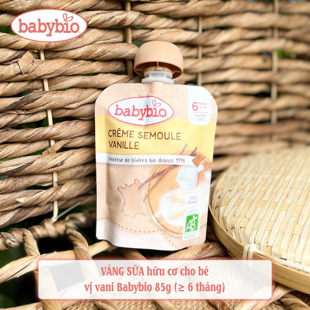 Váng sữa hữu cơ cho bé Babybio 85g (6 - 8 tháng)