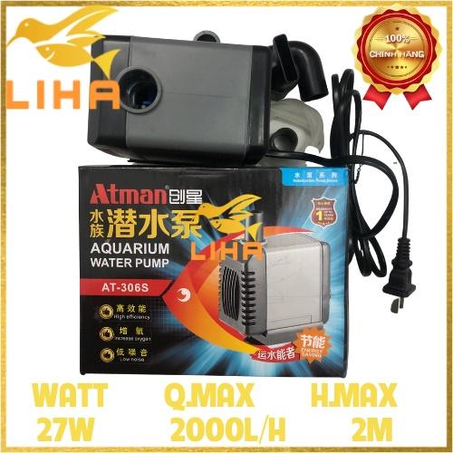 Máy Bơm Nước Bể Cá Atman AT-306S - Máy Bơm Hồ Cá Tiết Kiệm Điện