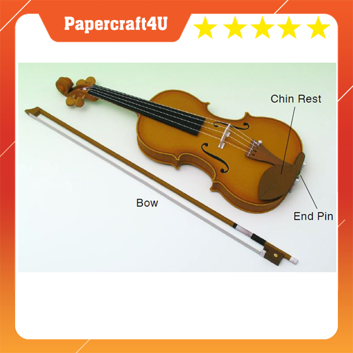 Mô hình giấy 3D Mô hình Nhạc cụ Đàn Violin