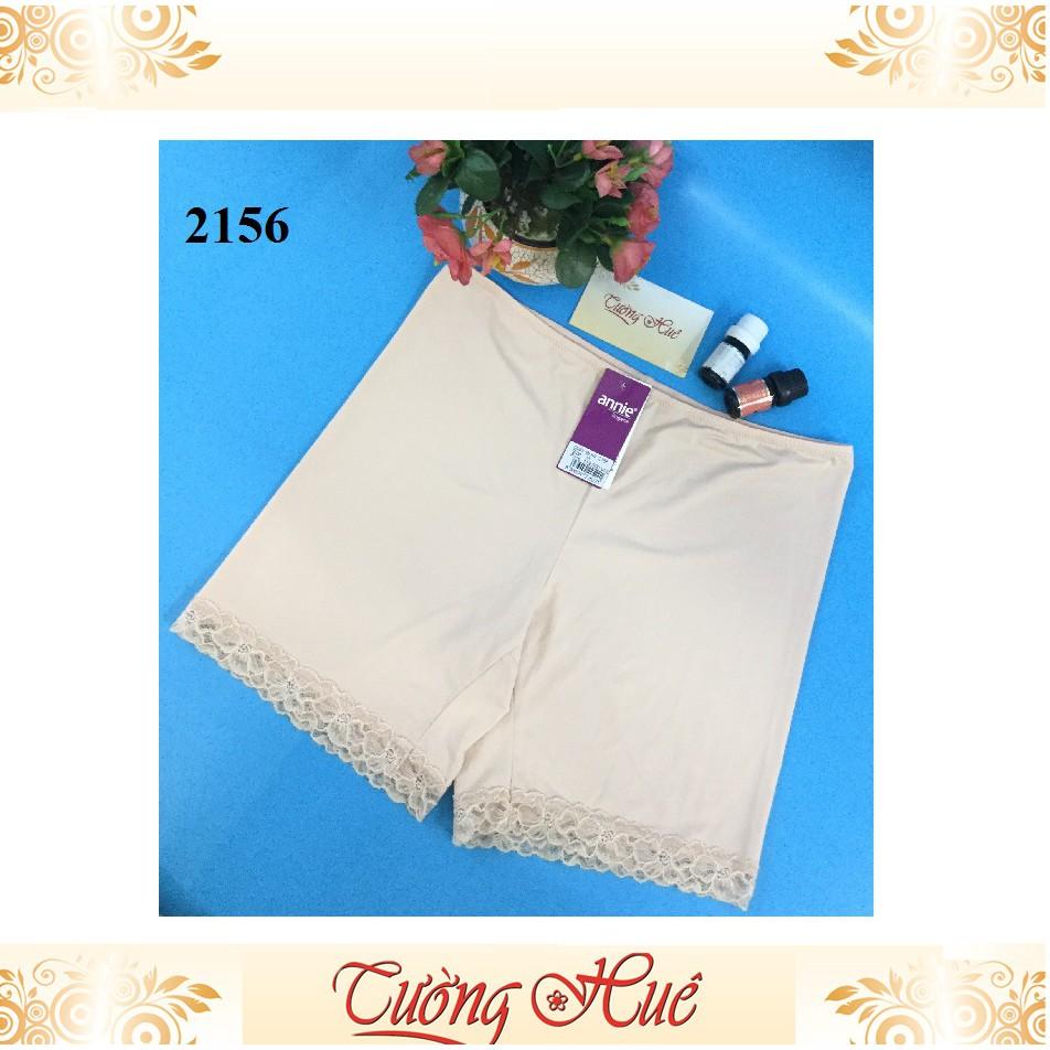 Quần đùi mặc váy Annie 2156 su lạnh ống chân phối ren.