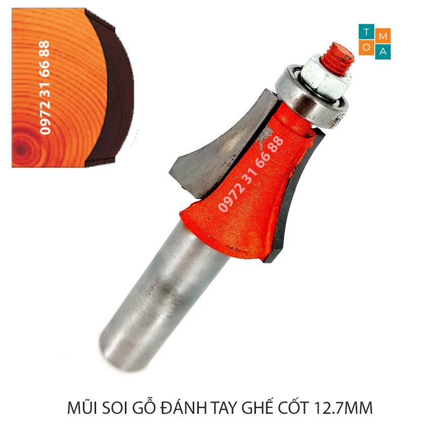 MŨI SOI GỖ - MŨI PHAY GỖ ĐÁNH TAY GHẾ 33MM CỐT 12.7MM - LÕM LÀI - MÁI TRAI HÀNG VIỆT NAM CHẤT LƯỢNG CAO