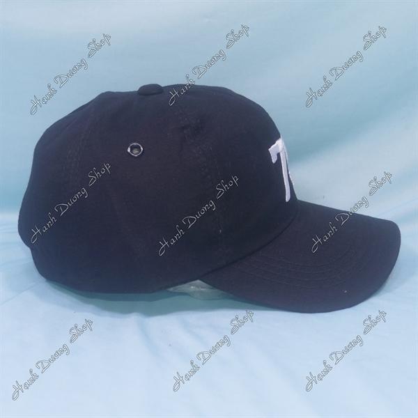 Nón kết thêu chữ số, thêu số 79 phía sau có khóa tăng giảm size đầu - Đen 79