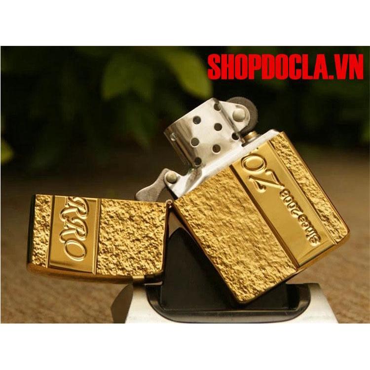 Bật Lửa ZORRO Xăng Đá Z8267 ULTIMATE Mạ Vàng Cao Cấp Full Box