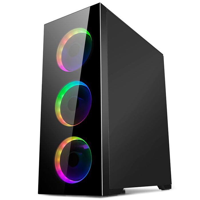 Vỏ Case Golden Field Z21 (Full Tower/Màu Đen,1 fan Golden Field Rainbow RGB Inner)) _ Hàng chính hãng