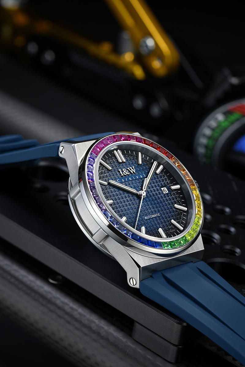 Đồng hồ nam chính hãng IW Carnival IW716G-1 ,Kính sapphire,chống xước,Chống nước30m,BH24 tháng,Máy điện tử(pin),dây da