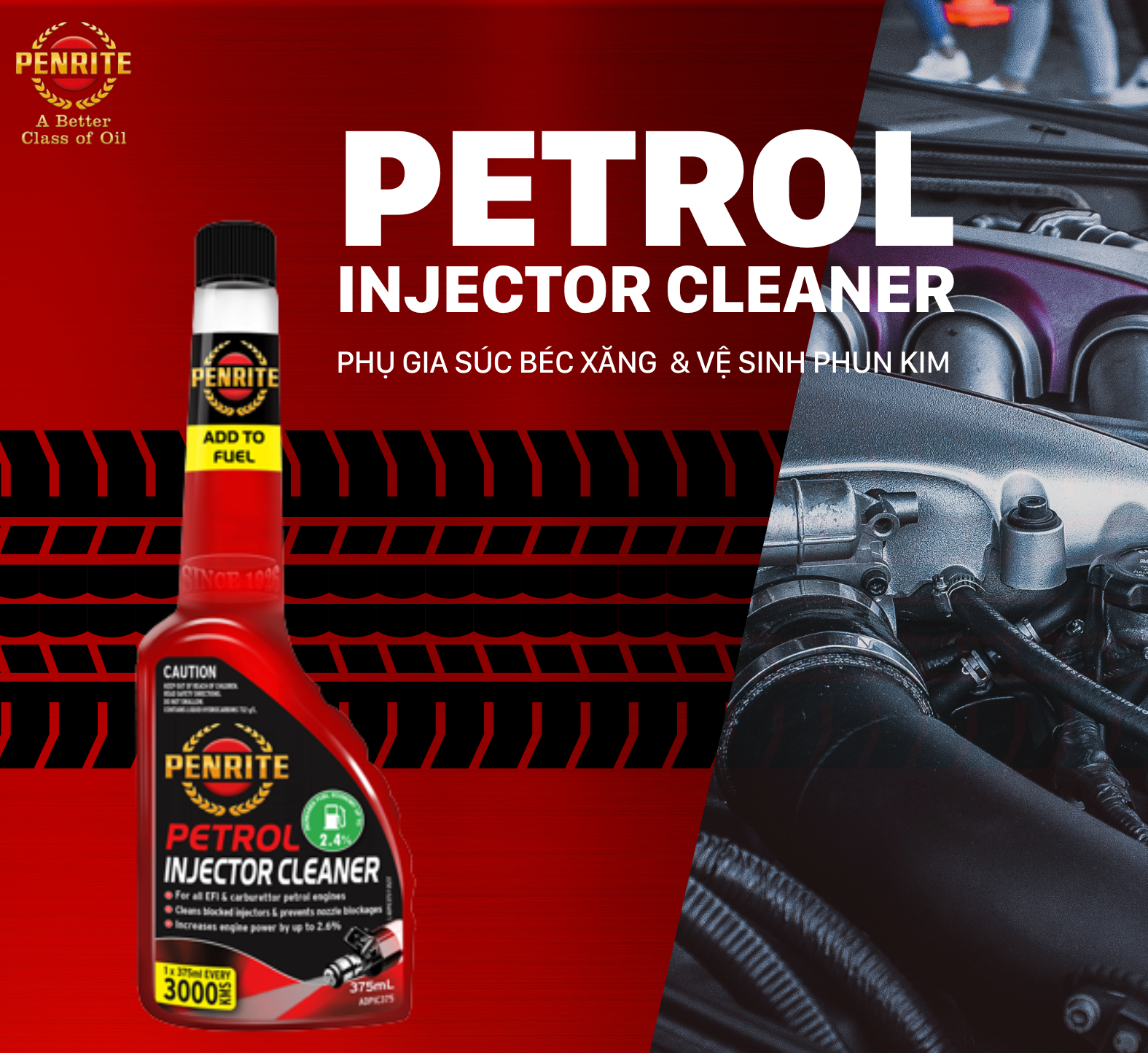 Phụ gia súc béc xăng Penrite Petrol Injector Cleaner 20 Lít