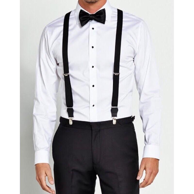 Combo Dây đai chữ y - Nơ đeo cổ nam