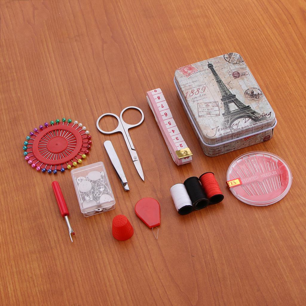 Needle & Thread kit with Storage Box for Cross Stitch / Embroidery / Sewing