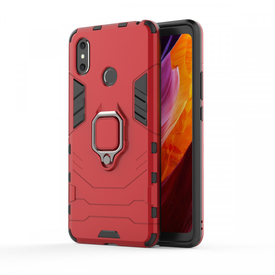 Ốp Lưng dành cho Xiaomi Mi Max 3 iRON - MAN IRING Nhựa PC Cứng Viền Dẻo Chống Sốc