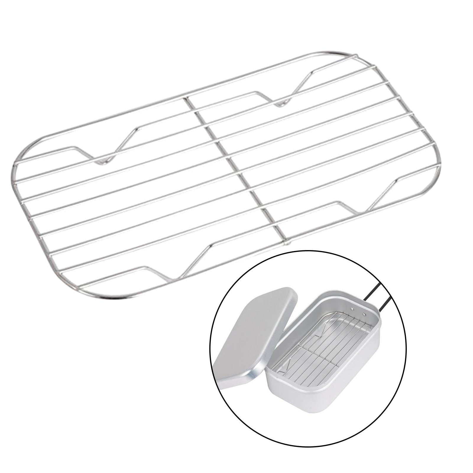 Bento Lunch Box Steaming Rack Foldable Handle Food Container Hiking Cookware