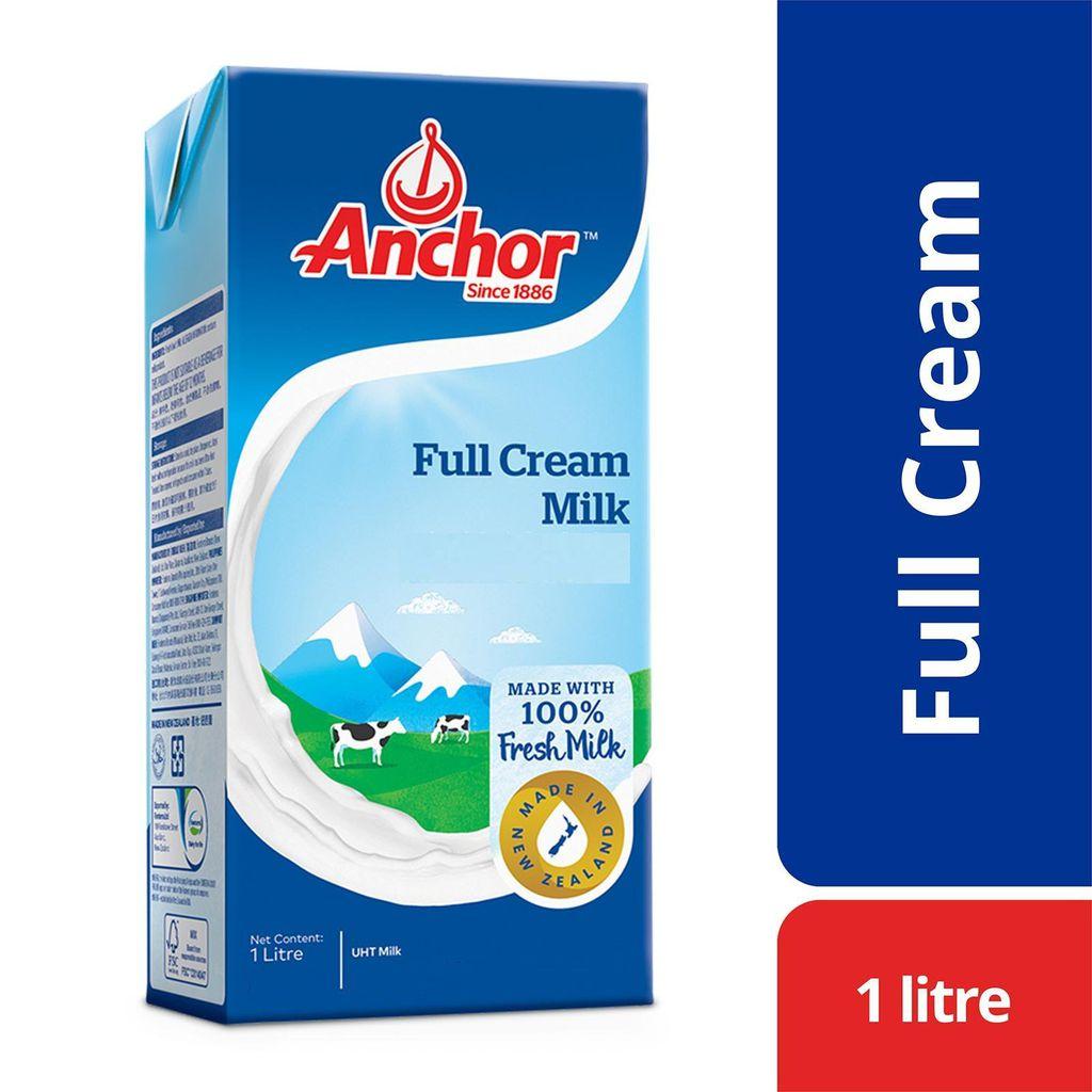 [Chỉ giao HN] Sữa tươi nguyên kem Anchor New Zealand   -Hộp 1L lẻ