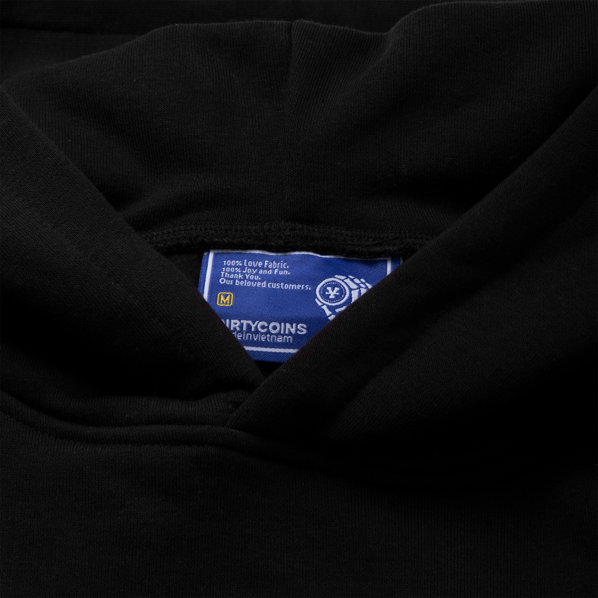Áo Khoác DirtyCoins Don't Test Us Hoodie - Black
