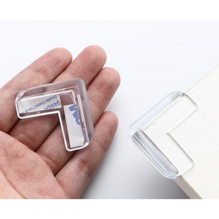 Bịt Góc Bàn Silicone Trong 3 Cạnh Bảo Vệ An Toàn Cho Bé - Loại Vuông