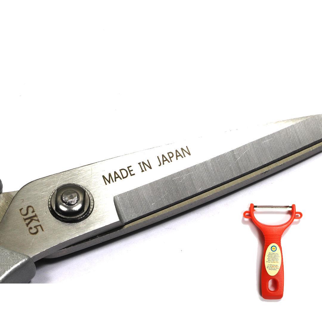 Kéo bếp Nhật Bản inox cao cấp tặng Dao bào nhựa đỏ cao cấp KDA01 – Gia dụng bếp - GDHN Loại Tốt
