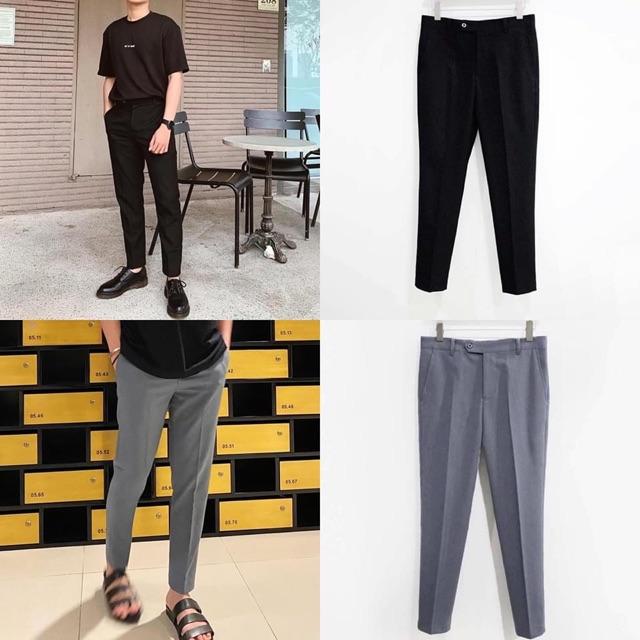 Quần Tây Baggy/Quần tây âu nam/ Baggy Pants dáng Hàn Quốc ống côn siêu đẹp form chuẩn 4 màu cực sang