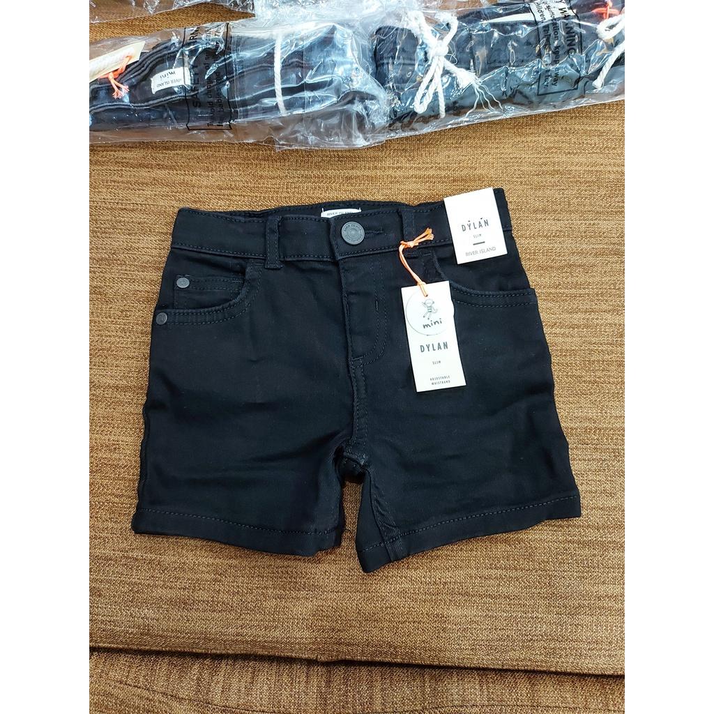 (hàng auth) quần short đen River săn sale sz 12-18M đến 3-4 Y