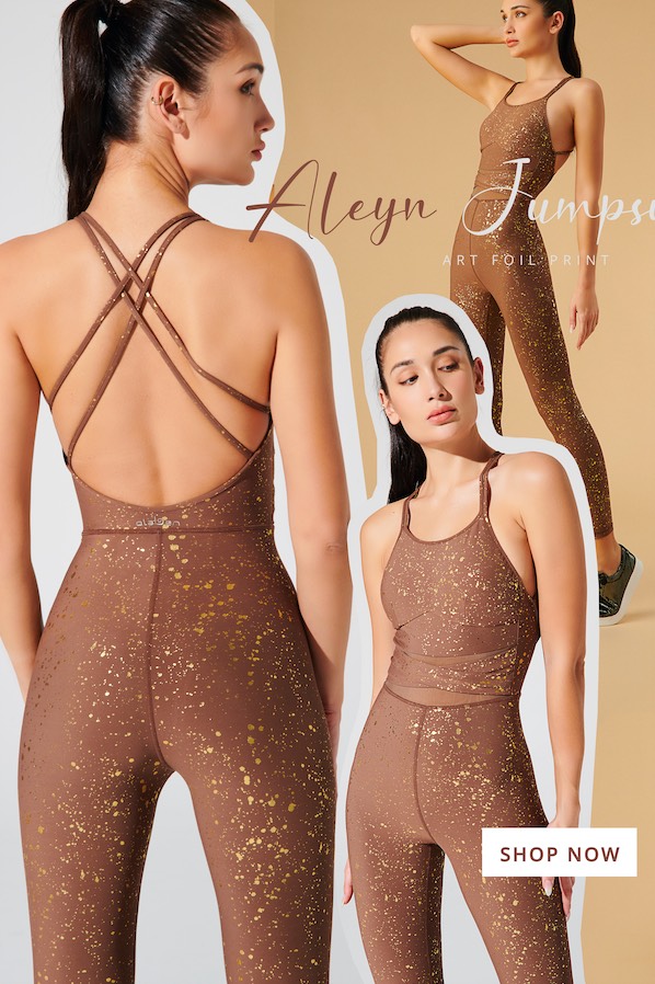 Bộ Tập Yoga Gym Áo Liền Quần ALEYN LUMINOUS JUMPSUIT