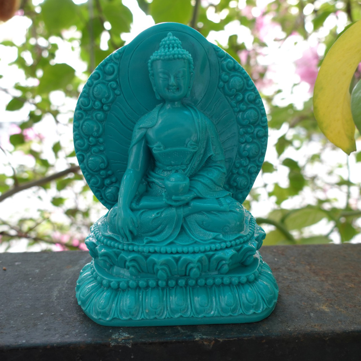 Tượng Phật Dược Sư phong thủy cao 12cm - T0228