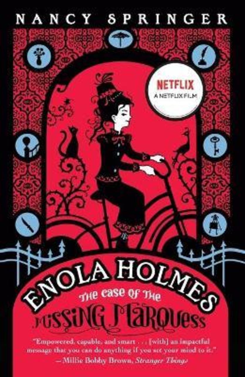 Sách - Enola Holmes: The Case of the Missing Marquess by Nancy Springer (US edition, paperback)