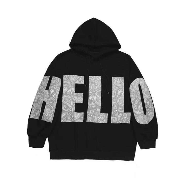 Áo hoodies sweater nam nữ có nón say HELLO from to y hình phong cách LANA FASHION