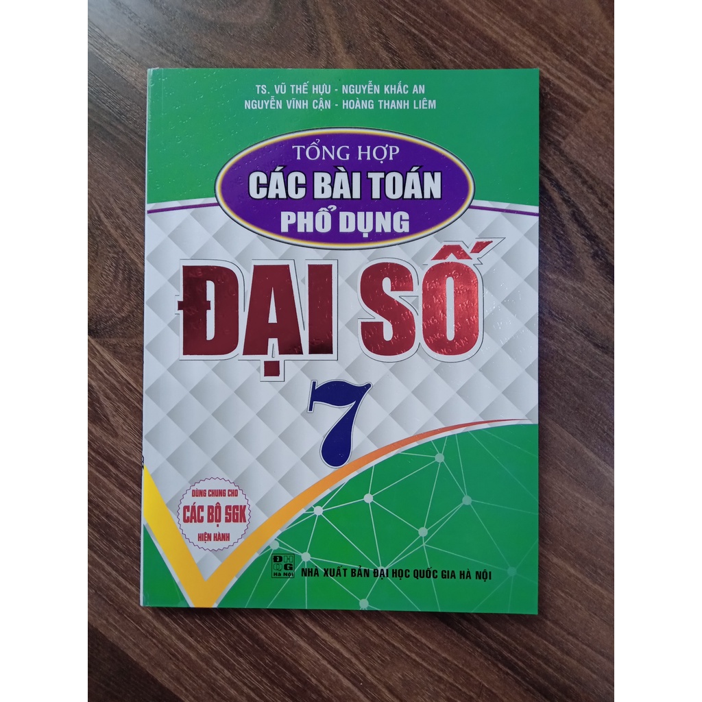 Sách - Combo Tổng hợp các bài toán phổ dụng Đại Số + Hình Học 7 (Biên soạn theo chương trình GDPT mới)