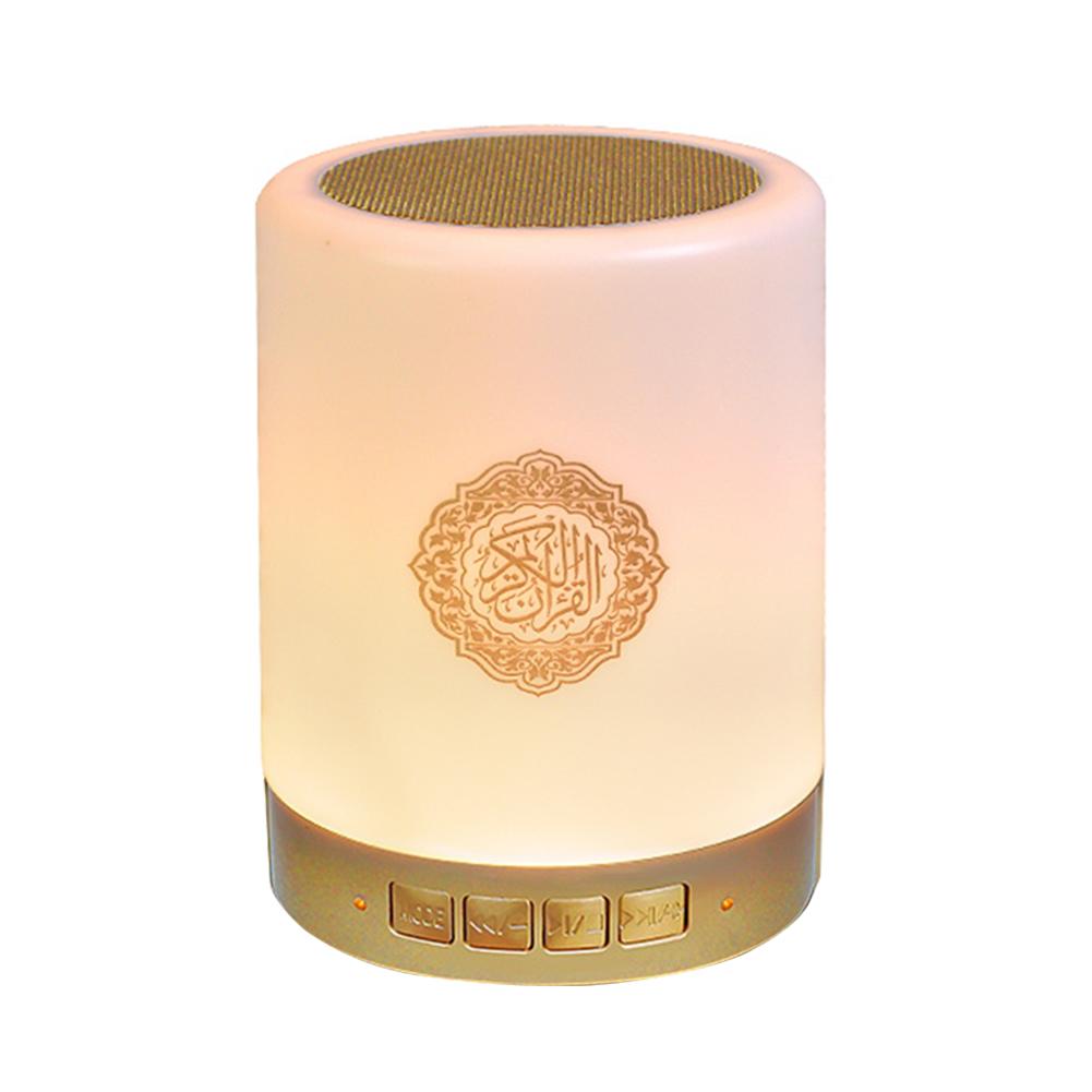 Quà tặng Kinh Qur'an không dây Di động MP3 Đèn LED nhỏ đầy màu sắc Cảm ứng Loa USB tại nhà Điều khiển từ xa có thể điều chỉnh Color: Green