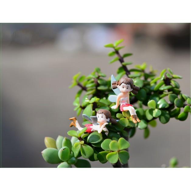 KHO-HN * Combo 04 nàng tiên cánh bướm dùng trang trí tiểu cảnh, terrarium, DIY