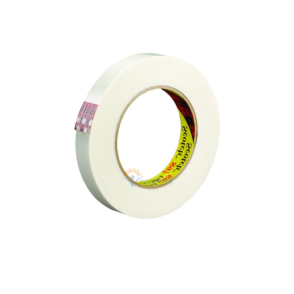 Băng keo một mặt 3M Scotch Filament Tape 897 gia cường, sợi thuỷ tinh (cuộn 55m) - Thinksafe