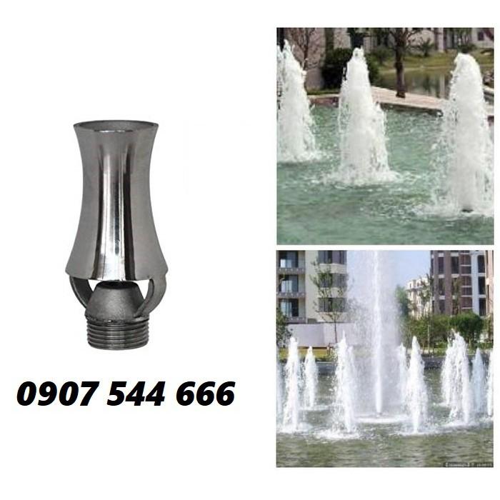 Đầu Phun Nước Hình Cây Thông INOX Phi 27mm
