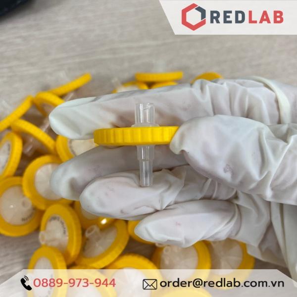 Đầu lọc Syringe Nylon đường kính 33mm, lỗ lọc 0.45um không tiệt trùng Finetech Nylon033N045I
