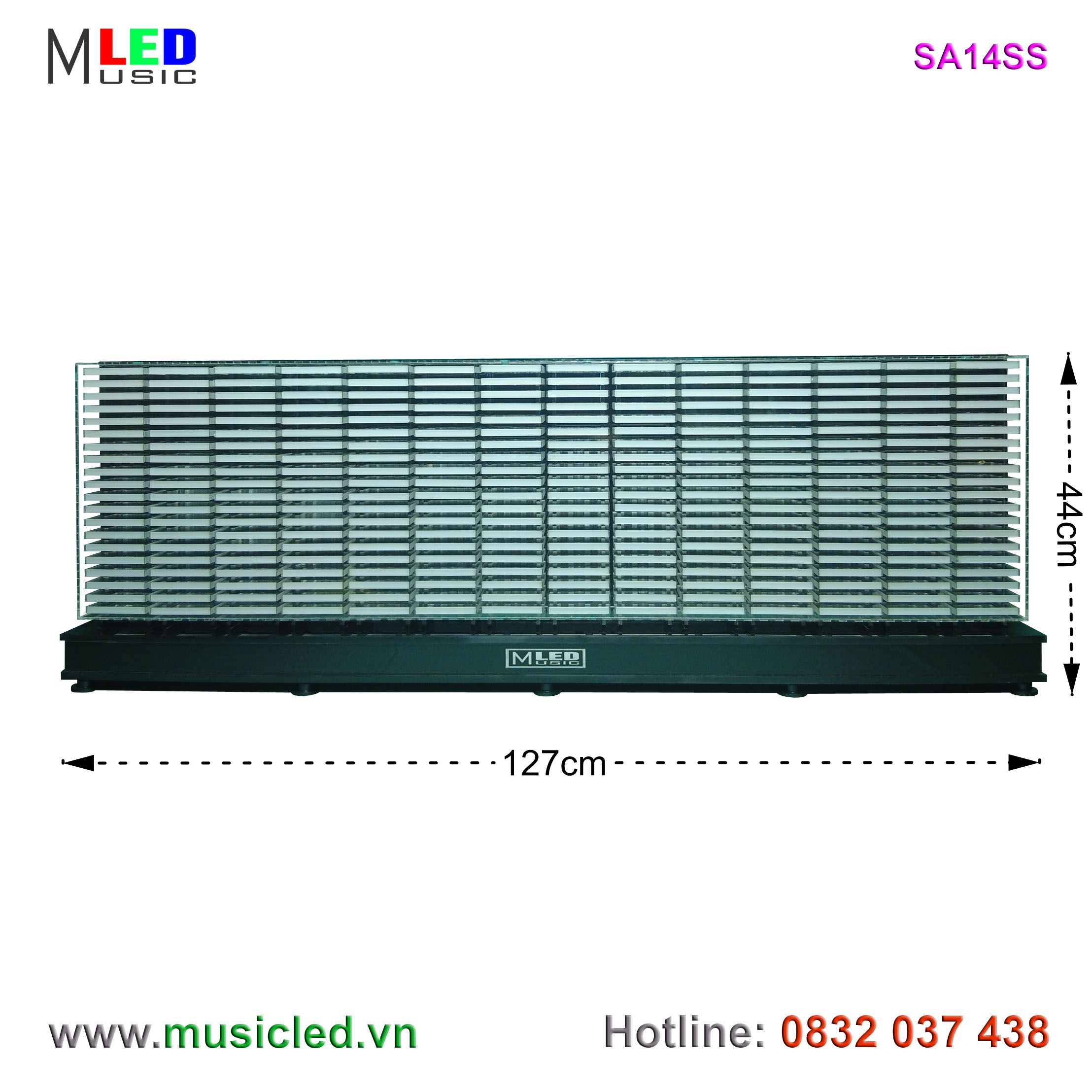 Dàn đèn Music LED nháy theo tần số nhạc 14 cột để bàn (SA14SS)