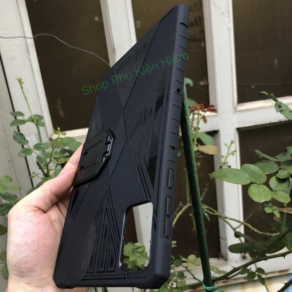 Ốp lưng dành cho Lenovo Y700 2023 đen chống sốc có kê đứng