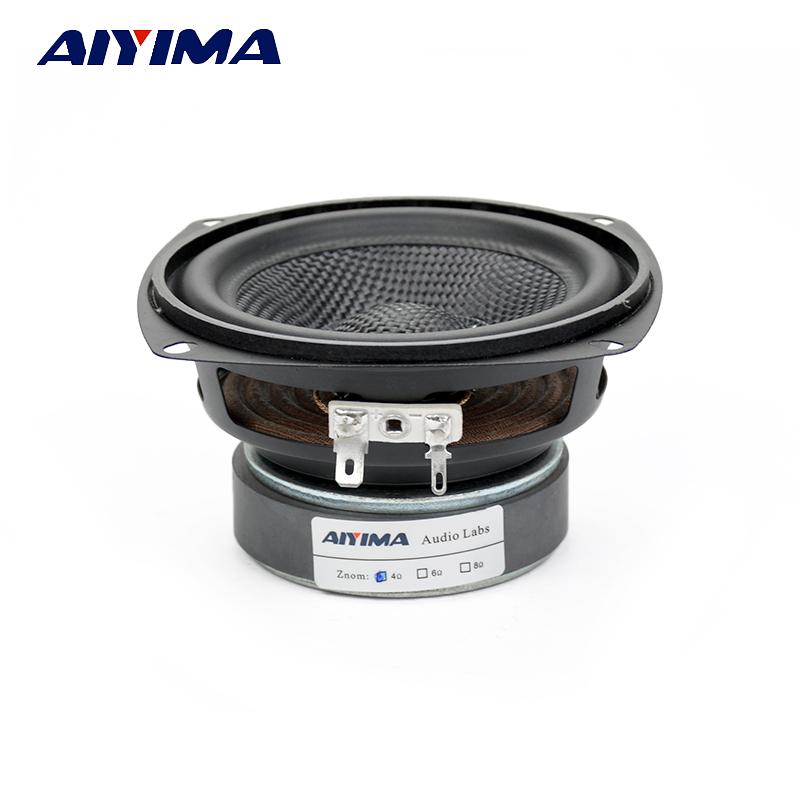 Aiyima 1 Cái 4 Inch Giữa Loa Âm Thanh Loa 4 Ohm 30W Loa Bluetooth Sợi Thủy Tinh Loa Chống Nước DIY Rạp Hát Tại Nhà