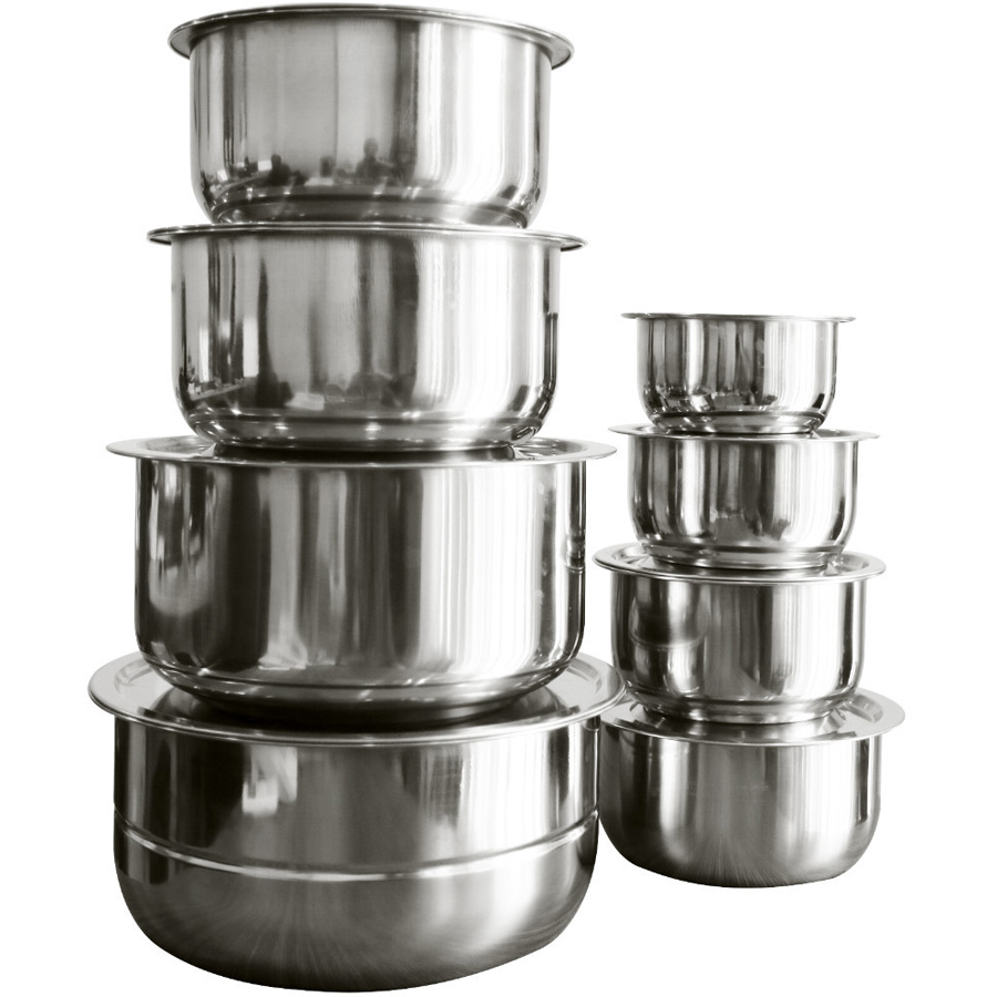 Bộ 8 nồi inox đa năng FAMILY KITCHEN có nắp đậy