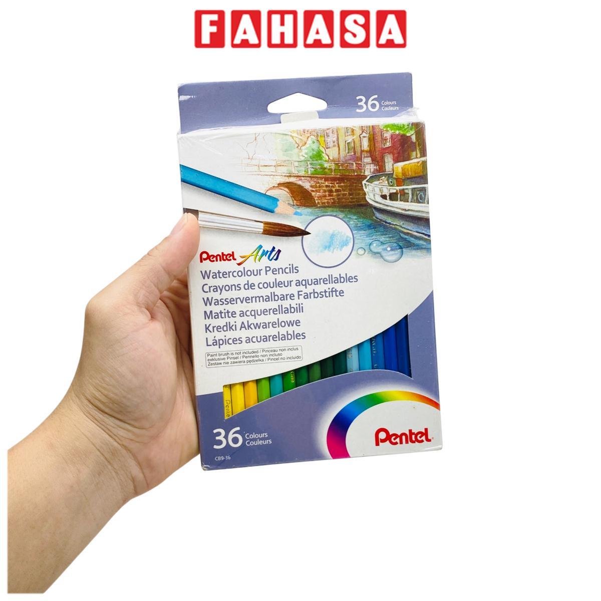 Hộp 36 Bút Chì Màu Nước - Pentel CB9-36U