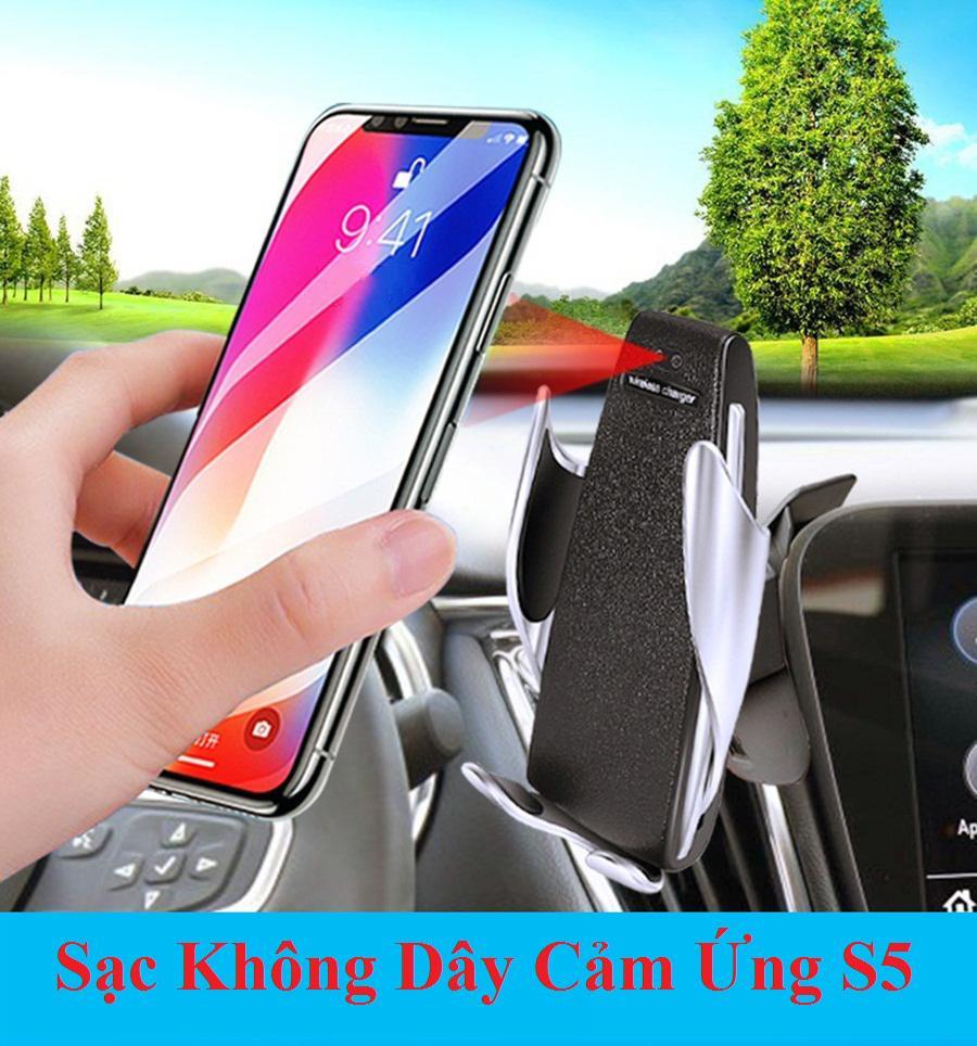 Pin sạc dự phòng không dây. Sạcc dự phòng nhanh. Sạc không dây cảm ứng S5 vô cùng tiện lợi với kiểu dáng sang chảnh