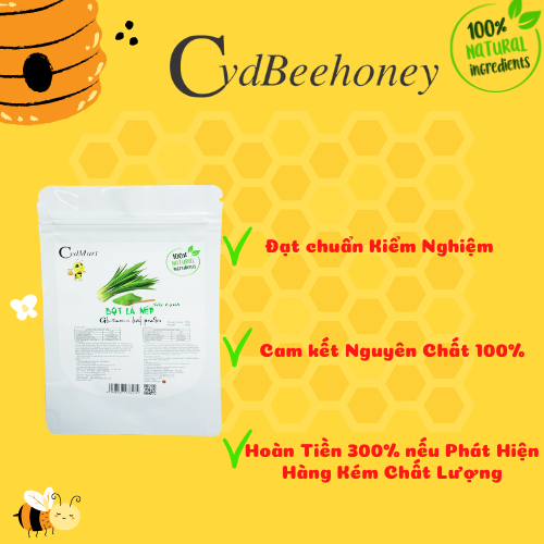 Bột Lá Nếp Sấy Lạnh CvdMart 100g - CvdMart Glutinous Leaf Powder