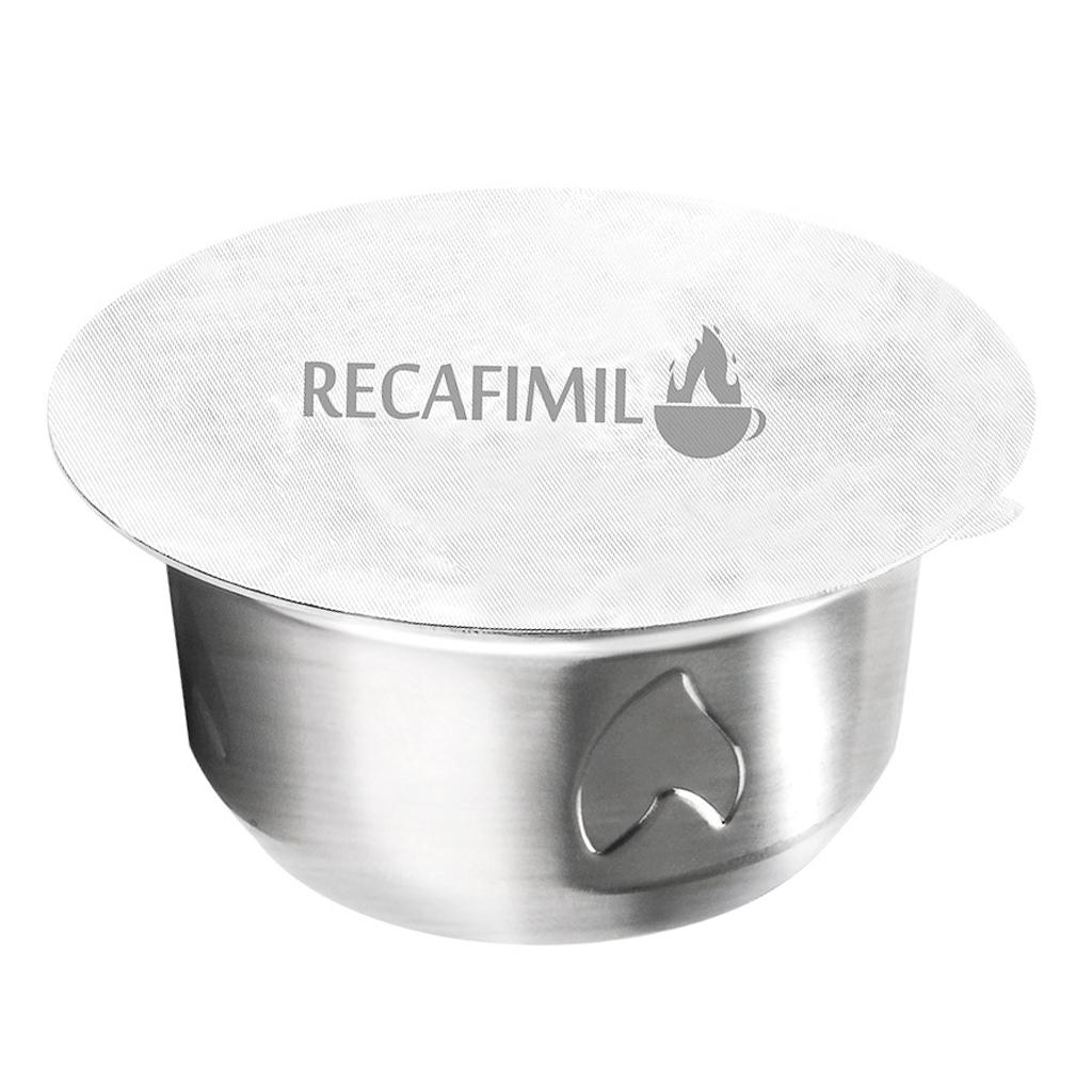 Refillable Stainless Steel Coffee Capsule With Cover For Delonghi ENV150