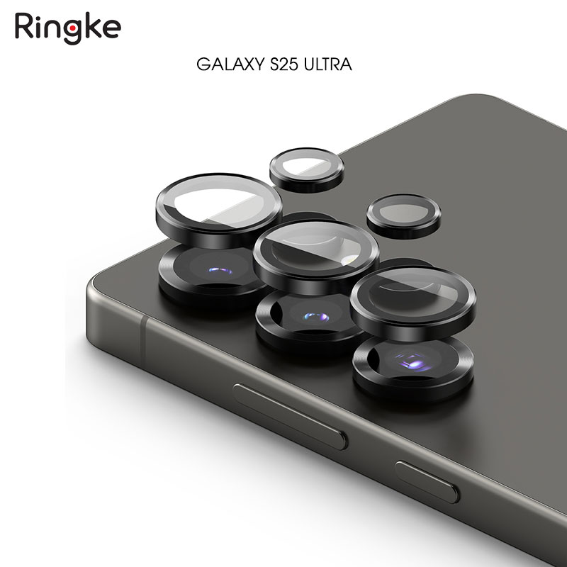 Bộ 2 dán camera cho Samsung Galaxy S25 Ultra RINGKE Lens Frame Glass - Hàng Chính Hãng