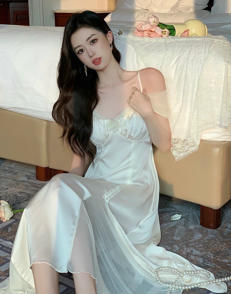 Váy Ngủ Nữ Dài Nữ Tính