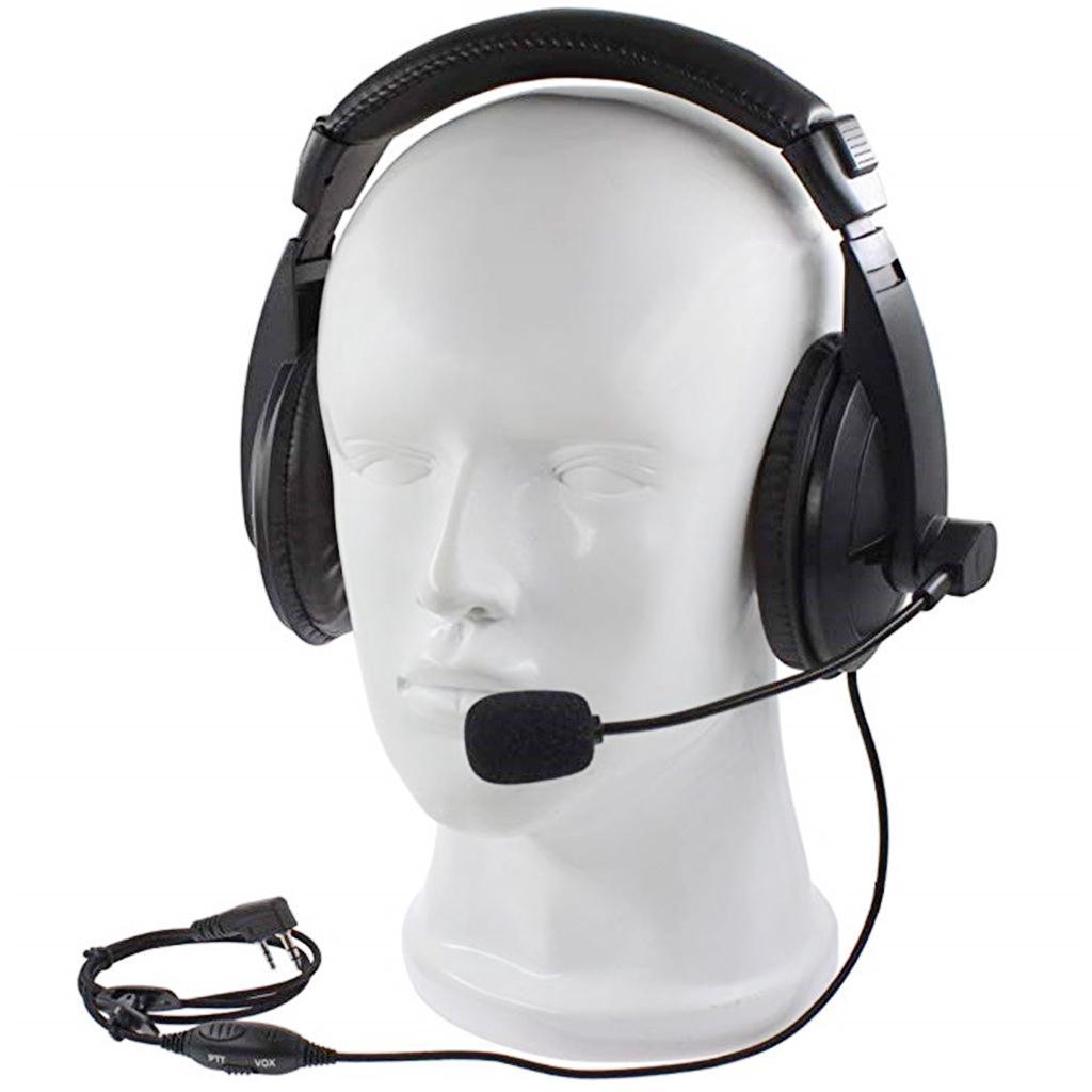 2x Professional Noise Cancelling Overhead Headphones for 2Pin