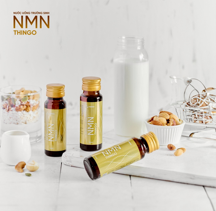 Combo 3 SET Nước Uống NMN Thingo + Tặng Cốc NMN hoặc Túi NMN cao cấp chính hãng